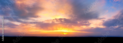 Beautiful summer sunset dramatic sky © Piotr Krzeslak