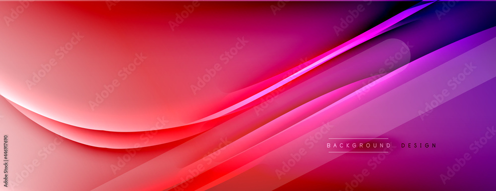 Abstract background - lines composition created with lights and shadows. Technology or business digital template. Trendy simple fluid color gradient abstract background with dynamic Abstract background - lines composition created with lights and shadows. Technology or business digital template. Trendy simple fluid color gradient abstract background with dynamic
