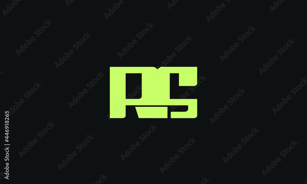 Obraz premium Alphabet letters Initials Monogram logo SA, AS, S and A