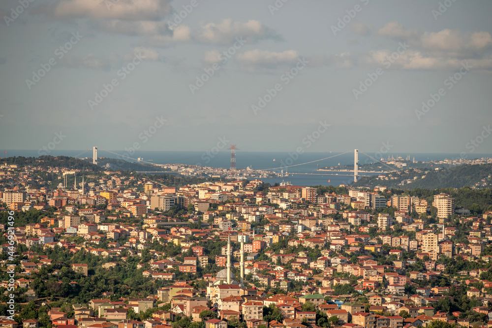Istanbul View from Karlitepe Hill