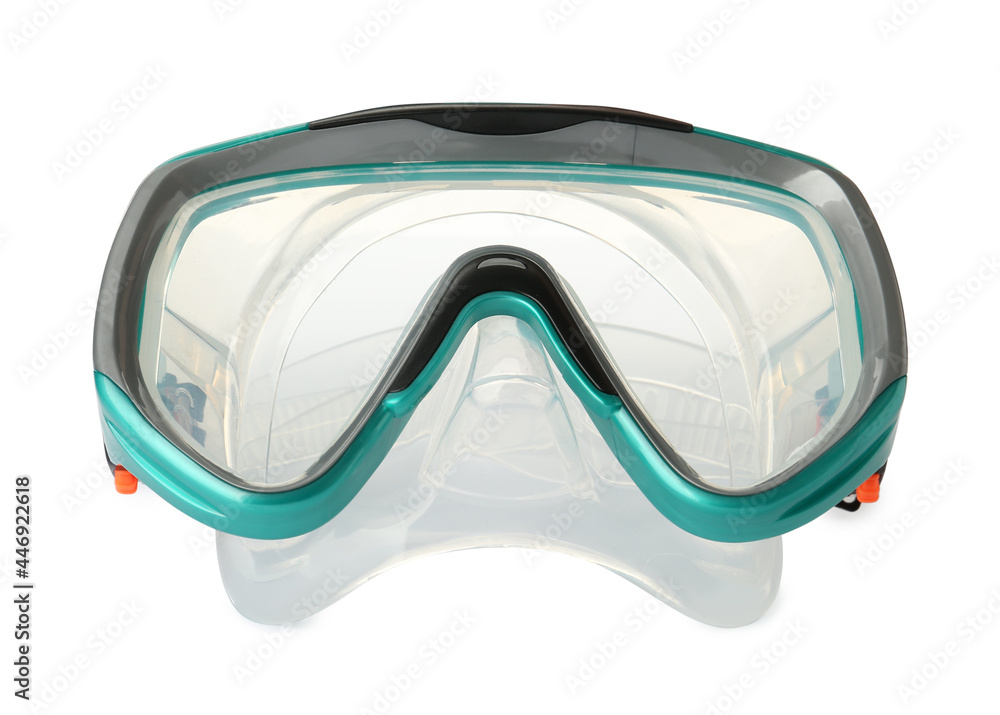 Underwater mask isolated on white. Diving equipment Underwater mask isolated on white. Diving equipment