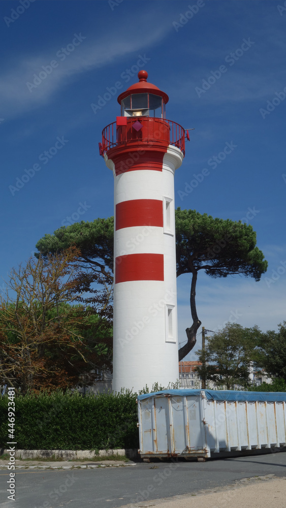 Lighthouse of the Quai Valin, La Rochelle, Bay of Biscay, France Lighthouse of the Quai Valin, La Rochelle, Bay of Biscay, France