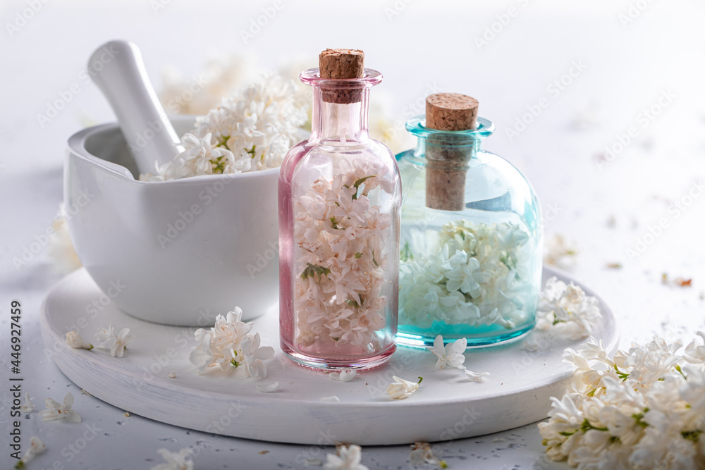Unique treatments with aromatic oils. Lilac aromatic oils. Unique treatments with aromatic oils. Lilac aromatic oils.