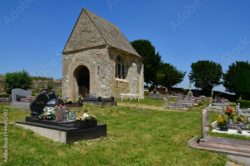 Chateau sur Epte; France - june 27 2018 : cemetery photo