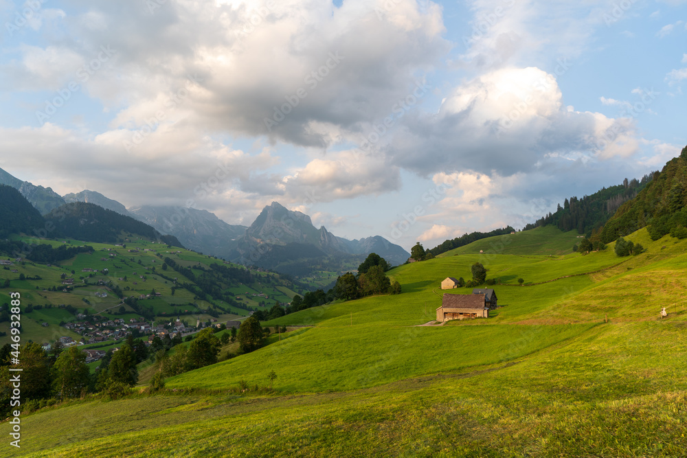 Alpstein in der Schweiz. Alpstein in der Schweiz.
