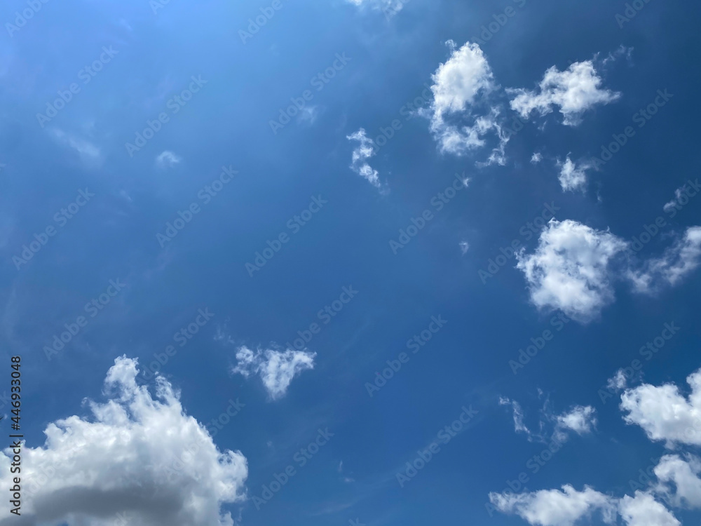 Cloudscape with blue sky and white clouds Cloudscape with blue sky and white clouds