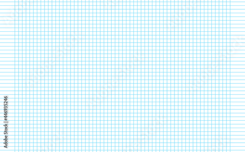 Graph paper. Printable squared grid paper with color horizontal lines. Geometric background for school, textures, notebook, diary. Realistic lined paper blank size reversal A5
