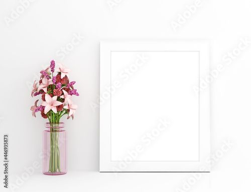 frame with flowers © Aivos