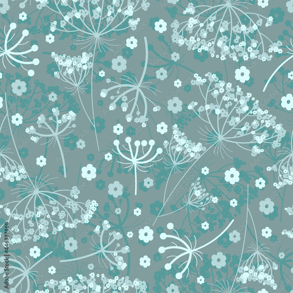 Botanical seamless pattern. Botanical seamless pattern.