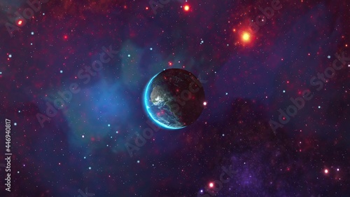 Fototapeta Naklejka Na Ścianę i Meble -  Planet Earth Seen From Space