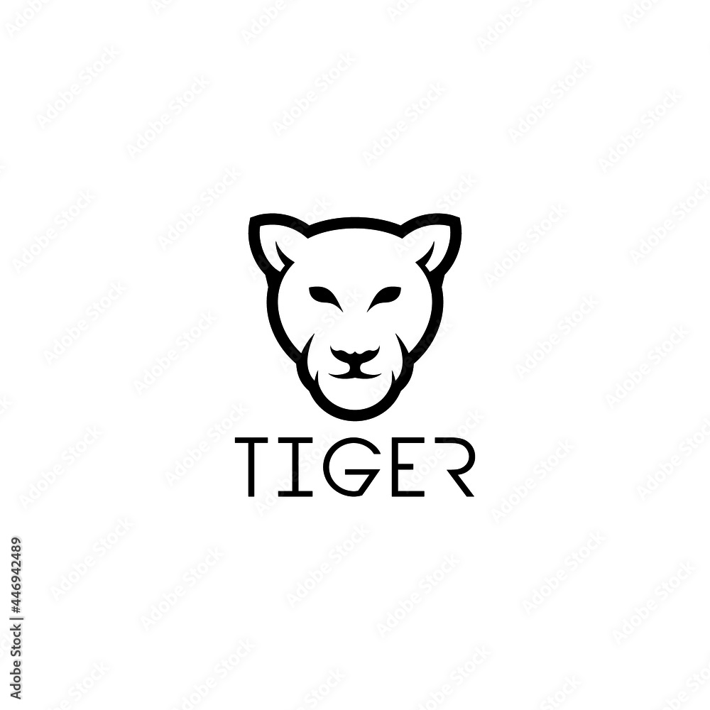 Tiger Logo Simple Design Tiger Logo Simple Design