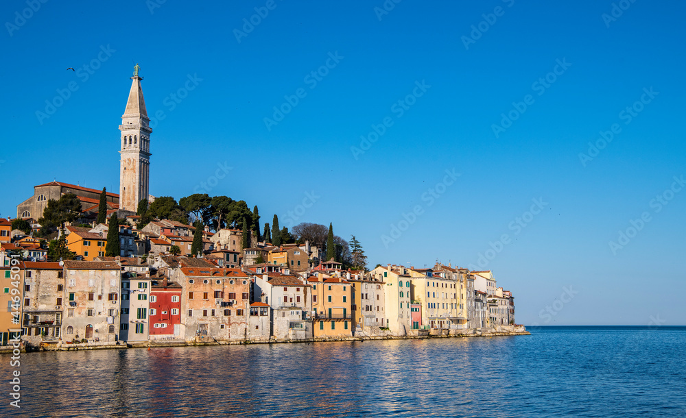 scenic image of the beautiful town Rovinj in Croatia scenic image of the beautiful town Rovinj in Croatia