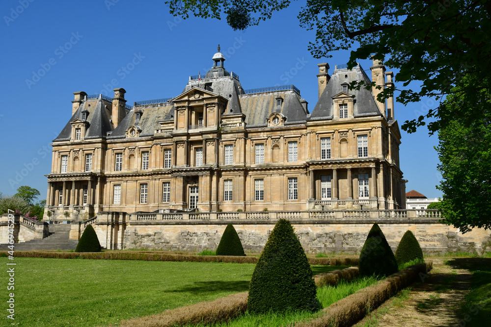 Maisons Laffitte; France - april 20 2018 : classical castle