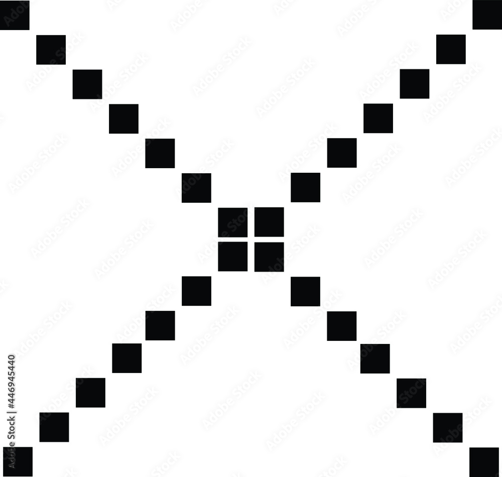 Modern Pixel icon vector, photo pixel concept vector