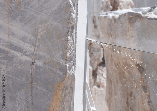 Natural marble, stone marble cutting process