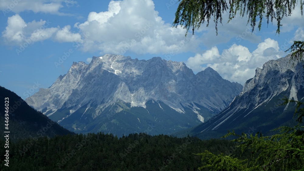 Obraz premium View on the Zugspitze