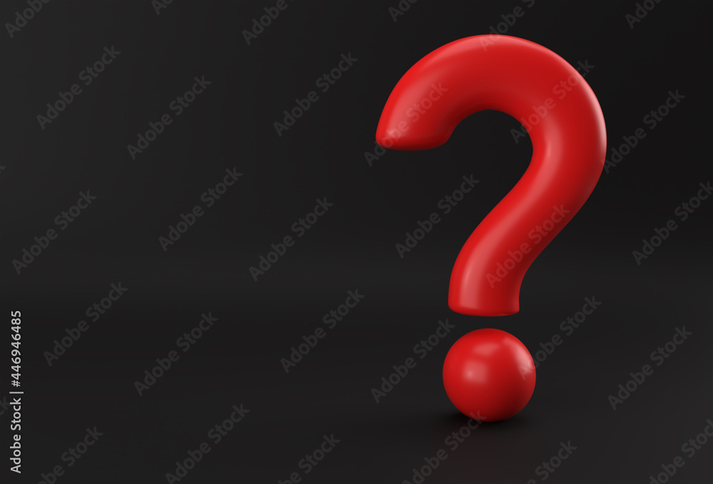 3d Render Question mark Icon 3D illustration Design Element. 3d Render Question mark Icon 3D illustration Design Element.