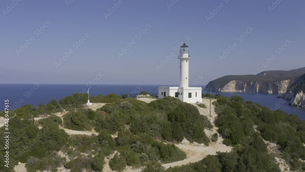 Aerial, Cliffs At Lefkada Cape, Greece Aerial, Cliffs At Lefkada Cape, Greece