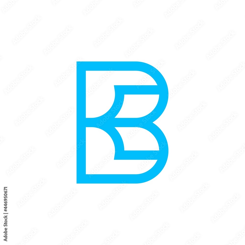 letter B book logo letter B book logo