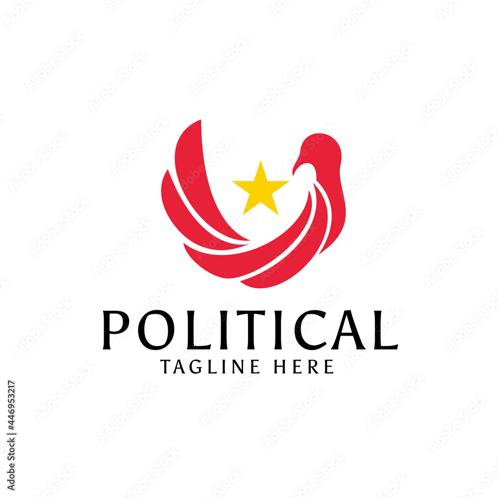 Obraz premium Political capitol logo design