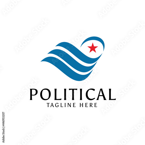 Political capitol logo design