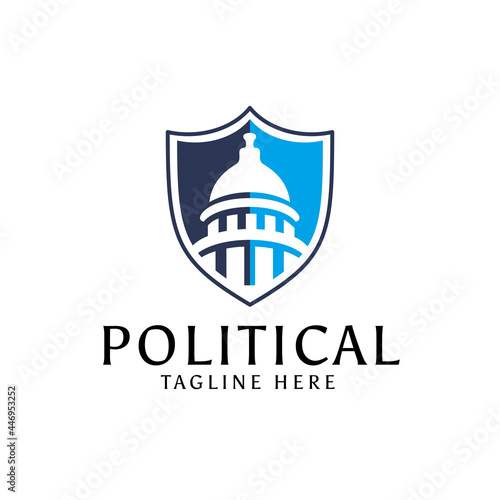 Political capitol logo design