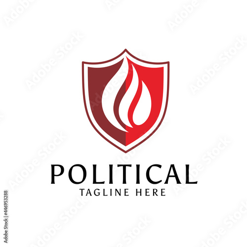 Political capitol logo design