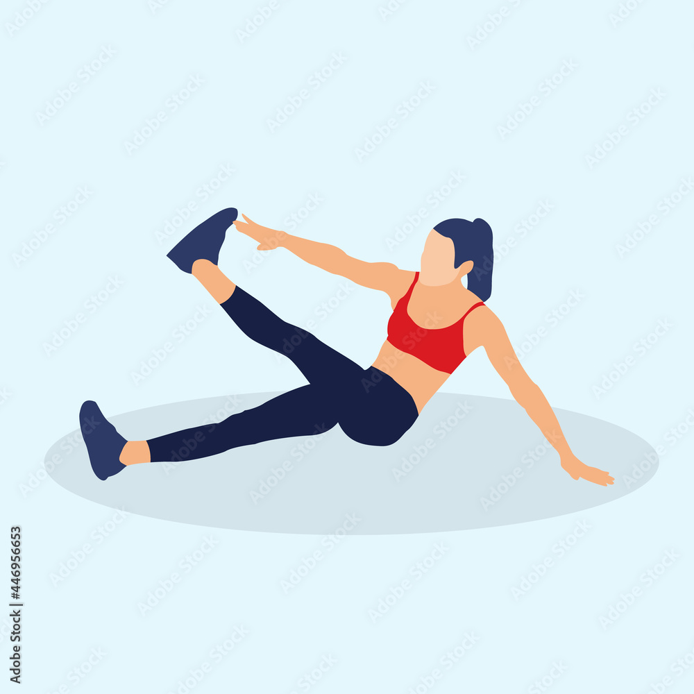 Yoga Vector Illustration Template Design for Exercise, Fitness, Training, Gym, Wellness, Workout, Meditation Yoga Vector Illustration Template Design for Exercise, Fitness, Training, Gym, Wellness, Workout, Meditation