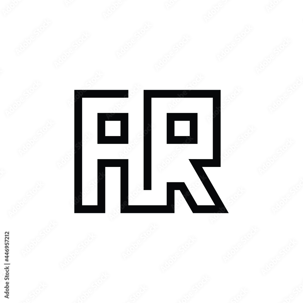A R monogram logo A R monogram logo