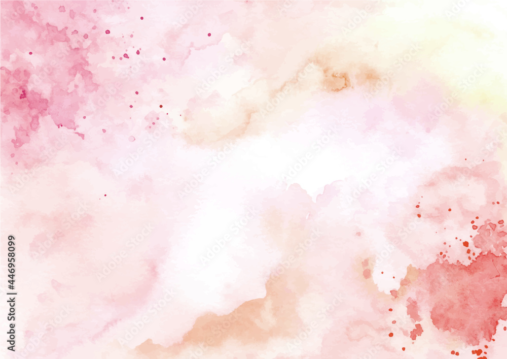 Fototapeta premium Watercolor abstract texture background with splatters