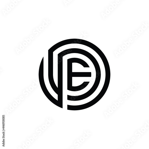 W E Monogram Logo
