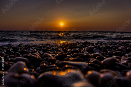 sunset at the beach © Данила Золотухин
