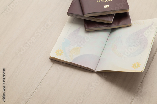 Vaccine passports as proof that the holder has been vaccinated against Covid-19, Requirement for international travel. photo