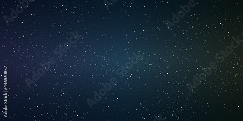 Astrology horizontal star universe background. The night with nebula in the cosmos. Milky way galaxy in the infinity space. Starry night with shiny stars in the sky. Vector illustration.