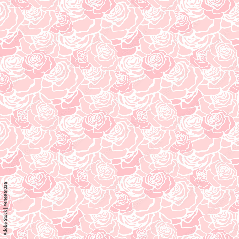 seamless rose pattern and background vector illustration seamless rose pattern and background vector illustration