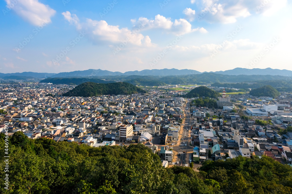 岐阜県関市 安桜山から見る関市の街並み