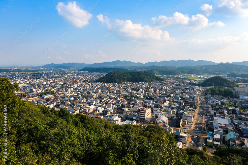 岐阜県関市 安桜山から見る関市の街並み