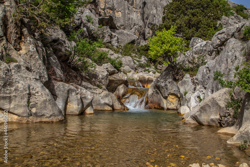 A spring stream in Antalya, Taşeli region