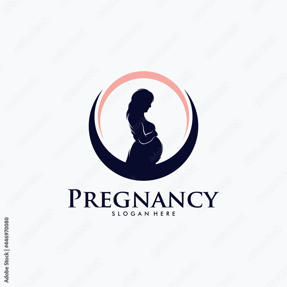 Pregnancy Logo Design Vector Template Pregnancy Logo Design Vector Template