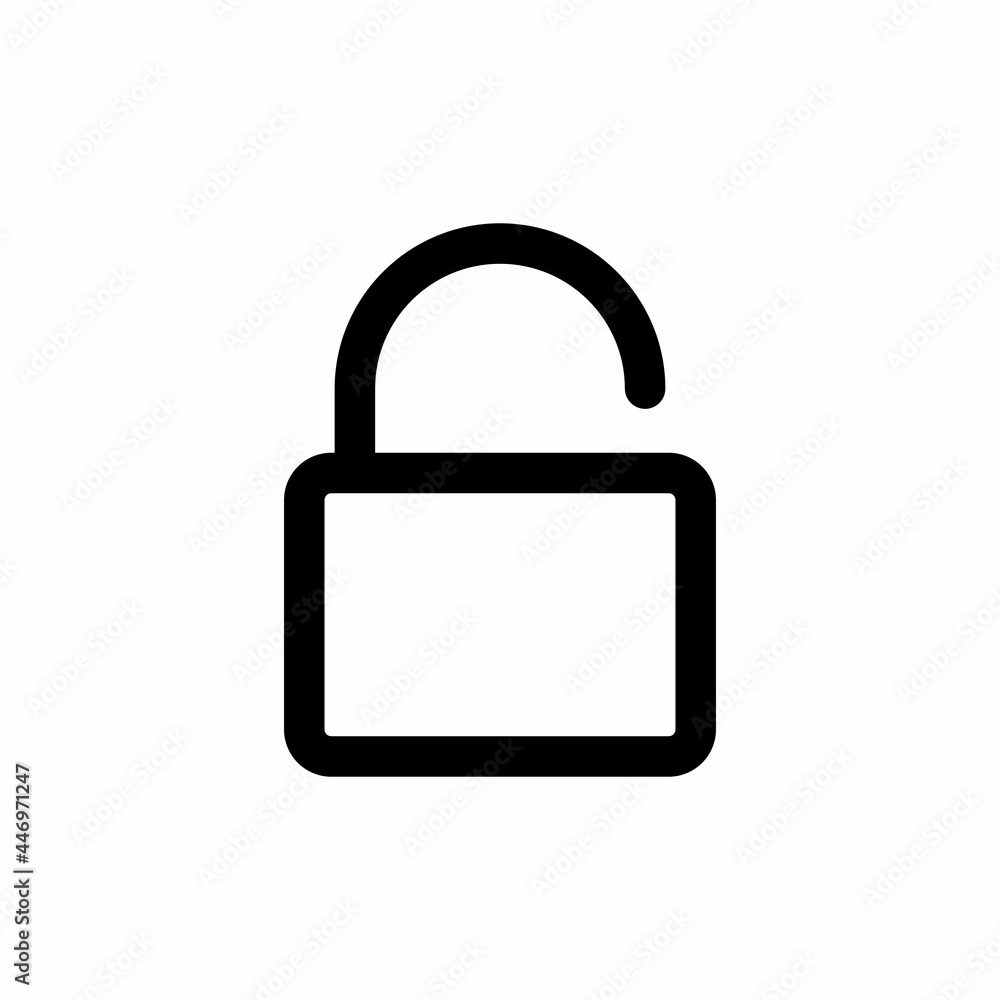 unlock icon and Vector illustration isolated on a white background. Premium quality for mobile apps, user interface, presentation, and website. pixel perfect icon unlock icon and Vector illustration isolated on a white background. Premium quality for mobile apps, user interface, presentation, and website. pixel perfect icon