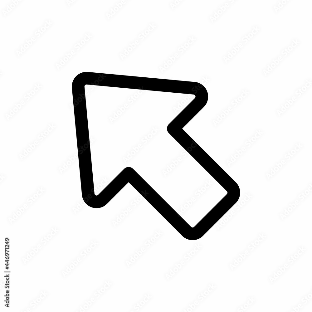 pointer icon and Vector illustration isolated on a white background. Premium quality for mobile apps, user interface, presentation, and website. pixel perfect icon pointer icon and Vector illustration isolated on a white background. Premium quality for mobile apps, user interface, presentation, and website. pixel perfect icon