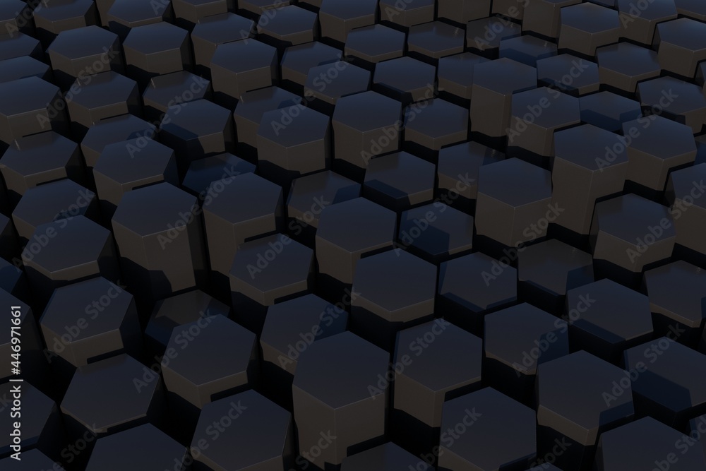 abstract 3d hexagonal background abstract 3d hexagonal background