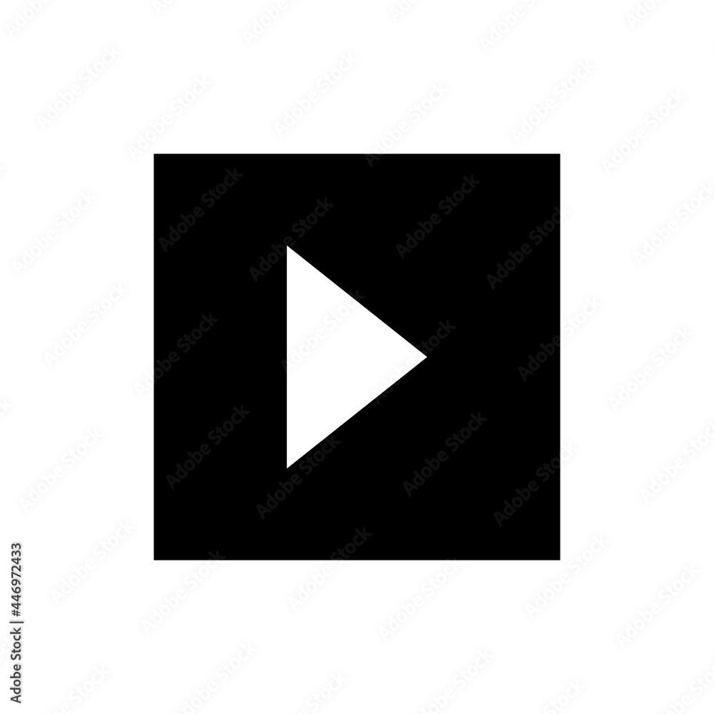 play button icon, play button for multimedia player icon vector symbol illustration play button icon, play button for multimedia player icon vector symbol illustration