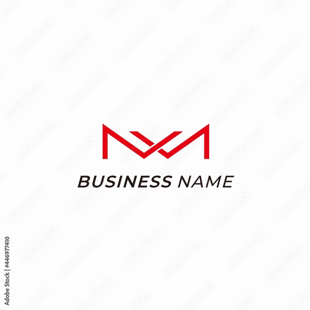 logo vector initial letter M and X logo vector initial letter M and X