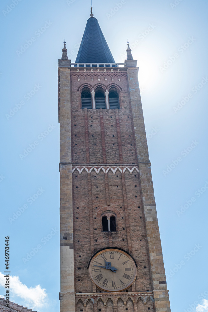 The bell tower of the Cathedral of Parma