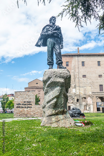 The monument to the Partisan in Parma