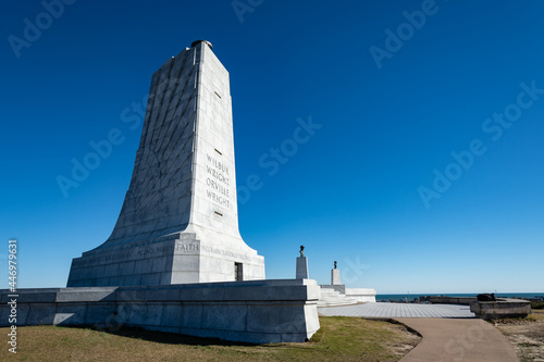 Bild auf Leinwand Wright Brothers National Memorial, located in Kill Devil Hills, North Carolina