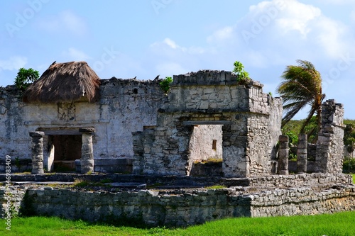 Remnants of Mayan architecture