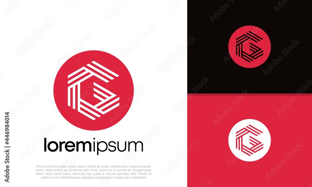 Innovative high tech logo template. Template label for blockchain technology. Technology Logo. Initials G logo design. Innovative high tech logo template. Template label for blockchain technology. Technology Logo. Initials G logo design.