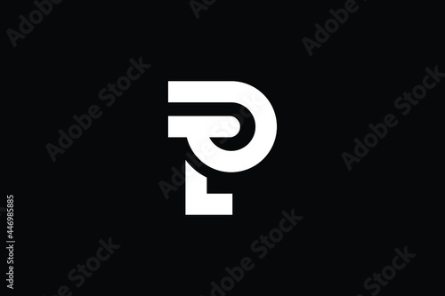 TP logo letter design on luxury background. PT logo monogram initials letter concept. TP icon logo design. PT elegant and Professional letter icon design on black background. T P PT TP